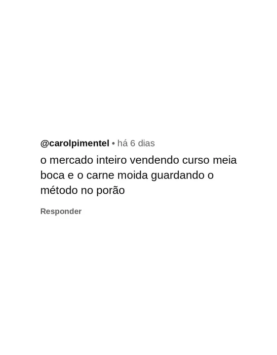 Comentário de seguidor pedindo um curso de animação 6