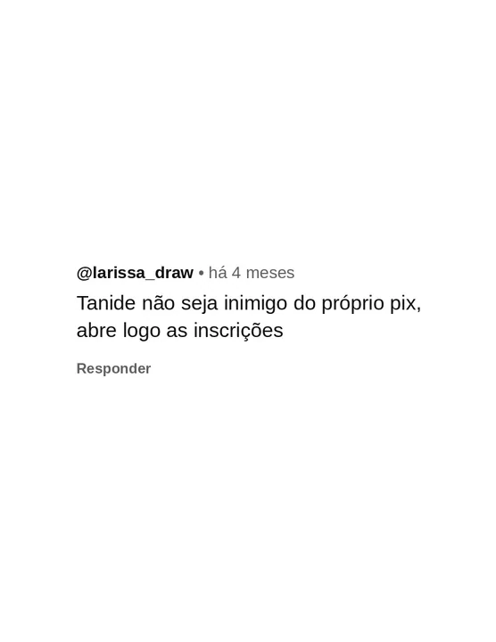 Comentário de seguidor pedindo um curso de animação 11